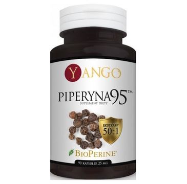 Yango Piperyna 95 25mg suplement diety 90 kapsułek