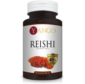 Yango Reishi Ekstrakt 400mg suplement diety 90 kapsułek