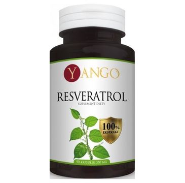 Yango Resveratrol 350mg suplement diety 90 kapsułek
