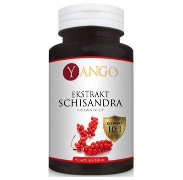 Yango Schisandra Ekstrakt 450mg suplement diety 90 kapsułek