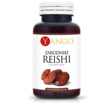 Yango Suplement diety Zarodniki Reishi 270mg suplement diety 100 kapsułek