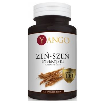 Yango Żeń-szeń Syberyjski 400mg suplement diety 120 kapsułek