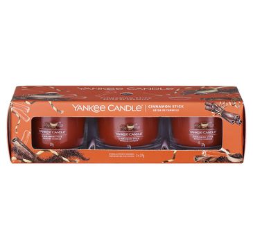 Yankee Candle Cinnamon Stick zestaw świec mini (3x37 g)