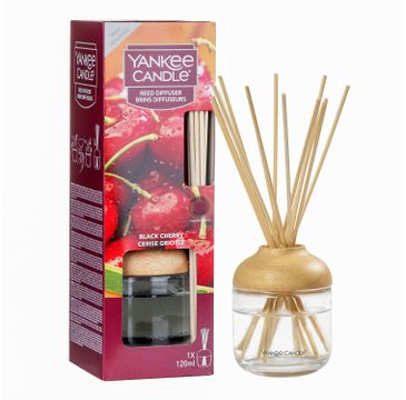 Yankee Candle Reed Diffuser pałeczki zapachowe z dyfuzorem Black Cherry (120 ml)