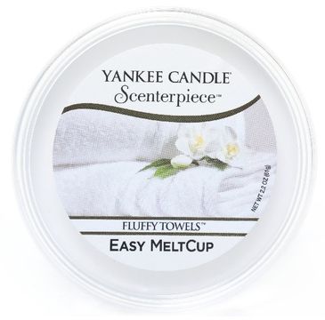 Yankee Candle Scenterpiece Easy Melt Cup wosk do elektrycznego kominka Fluffy Towels 61g