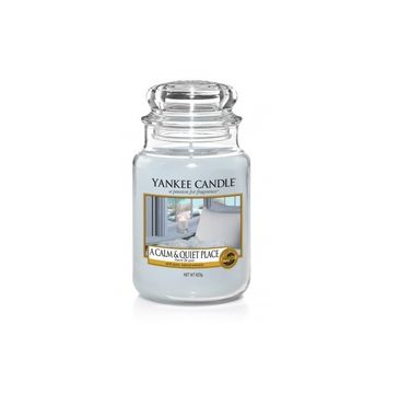 Yankee Candle Świeca zapachowa duży słój A Calm & Quiet Place 623g