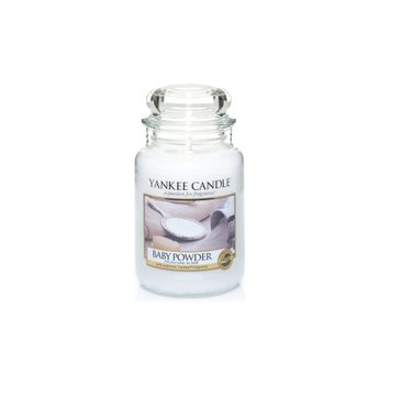 Yankee Candle Świeca zapachowa duży słój Baby Powder 623g