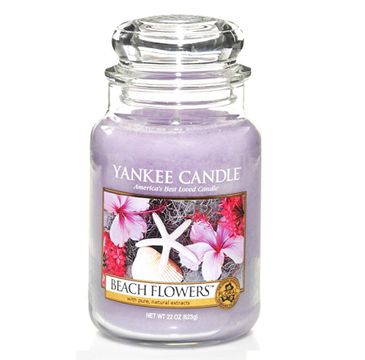 Yankee Candle Świeca zapachowa duży słój Beach Flowers 623g