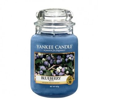 Yankee Candle Świeca zapachowa duży słój Blueberry 623g