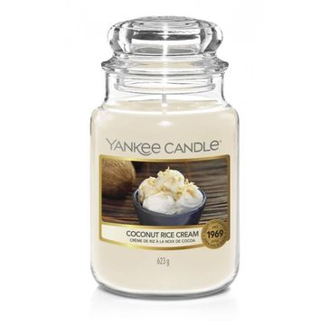 Yankee Candle świeca zapachowa duży słój - Coconut Rice Cream (623 g)
