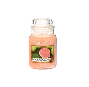 Yankee Candle Świeca zapachowa duży słój Delicious Guava 623g