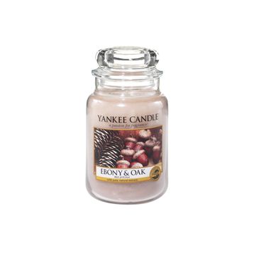 Yankee Candle Świeca zapachowa duży słój Ebony&Oak 623g