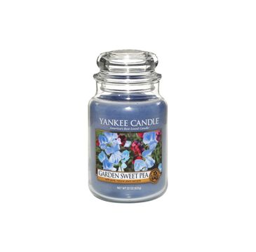 Yankee Candle Świeca zapachowa duży słój Garden Sweet Pea 623g