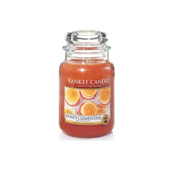 Yankee Candle Świeca zapachowa duży słój Honey Clementine 623g