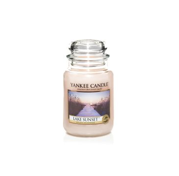 Yankee Candle Świeca zapachowa duży słój Lake Sunset 623g