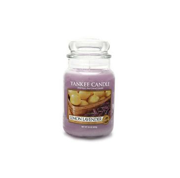 Yankee Candle Świeca zapachowa duży słój Lemon Lavender 623g