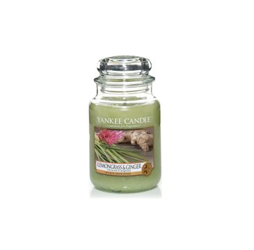 Yankee Candle Świeca zapachowa duży słój Lemongrass & Ginger 623g