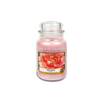 Yankee Candle Świeca zapachowa duży słój Peony 623g