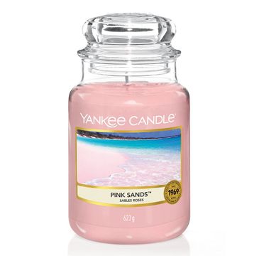 Yankee Candle Świeca zapachowa duży słój Pink Sands (623 g)