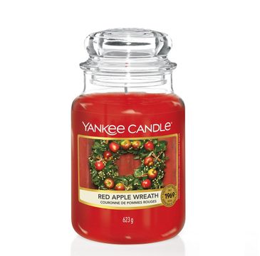 Yankee Candle świeca zapachowa duży słój - Red Apple Wreath (623 g)