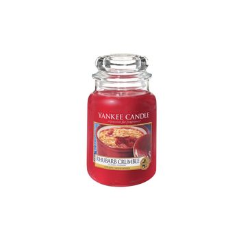 Yankee Candle Świeca zapachowa duży słój Rhubarb Crumble 623g