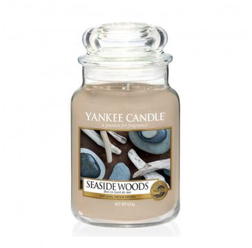 Yankee Candle Świeca zapachowa duży słój Seaside Wood 623g