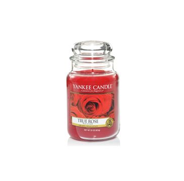 Yankee Candle Świeca zapachowa duży słój True Rose 623g