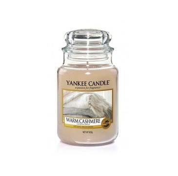 Yankee Candle Świeca zapachowa duży słój Warm Cashmere 623g