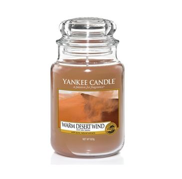 Yankee Candle Świeca zapachowa duży słój Warm Desert Wind 623g