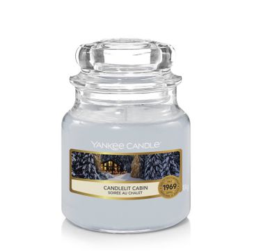 Yankee Candle Świeca zapachowa mały słój Candlelit Cabin 104g