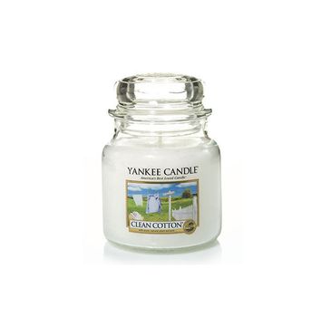 Yankee Candle Świeca zapachowa mały słój Clean Cotton 104g