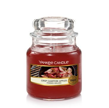 Yankee Candle – Świeca zapachowa mały słój Crisp Campfire Apples (104 g)