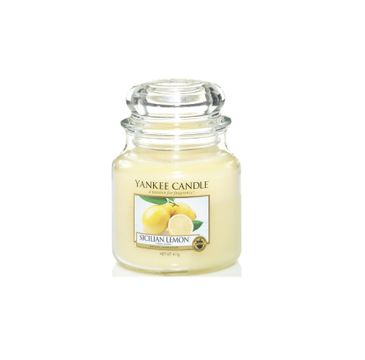 Yankee Candle Świeca zapachowa mały słój Sicilian Lemon 104g