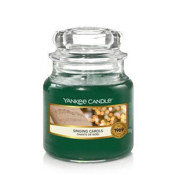 Yankee Candle – Świeca zapachowa mały słój Singing Carols (104 g)