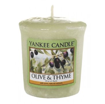 Yankee Candle Świeca zapachowa sampler Olive & Thyme 49g