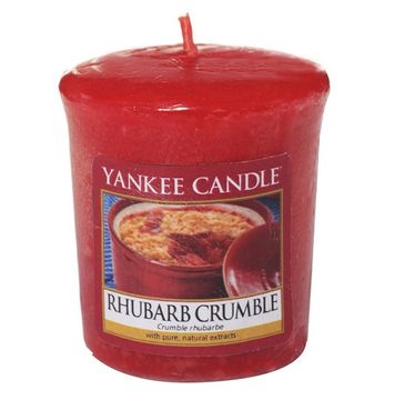 Yankee Candle Świeca zapachowa sampler Rhubarb Crumble 49g
