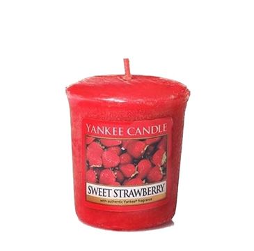 Yankee Candle Świeca zapachowa sampler Sweet Strawberry 49g