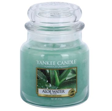 Yankee Candle Świeca zapachowa średni słój Aloe Water 411g