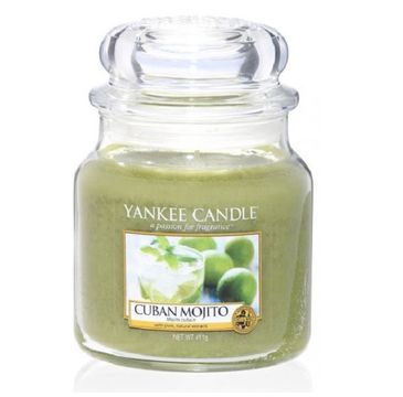 Yankee Candle Świeca zapachowa średni słój Cuban Mojito 411g