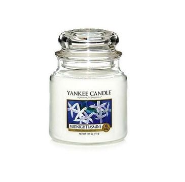 Yankee Candle Świeca zapachowa średni słój Midnight Jasmine 411g