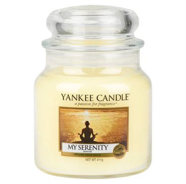 Yankee Candle Świeca zapachowa średni słój My Serenity 411g