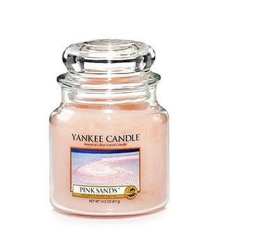Yankee Candle Świeca zapachowa średni słój Pink Sands™ 411g