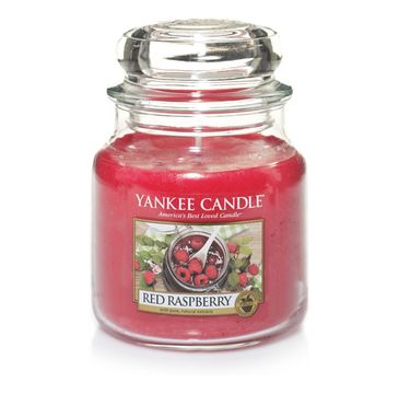 Yankee Candle Świeca zapachowa średni słój Red Raspberry 411g