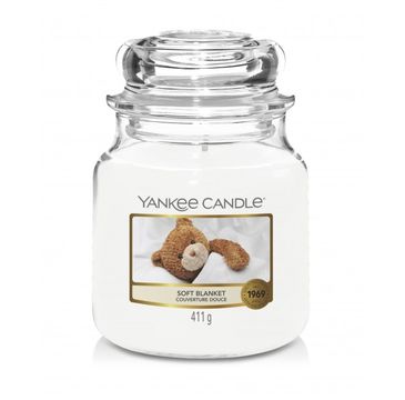 Yankee Candle Świeca zapachowa średni słój Soft Blanket (411 g)