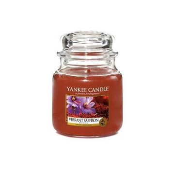 Yankee Candle Świeca zapachowa średni słój Vibrant Saffron 411g