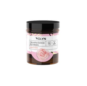 Yolyn Naturalna Świeca do masażu - Pani Róża (120 ml)