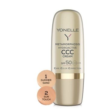 Yonelle – Hydroaktywny krem CCC spf 50 Summer Sand (30 ml)