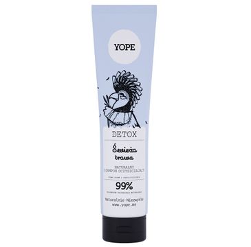 Yope Detox naturalny szampon do włosów Świeża Trawa (170 ml)