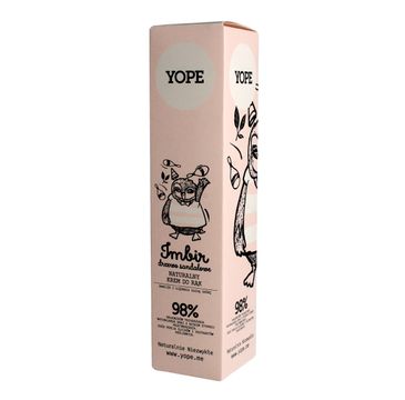 Yope – krem do rąk Imbir i Drzewo Sandałowe (100 ml)