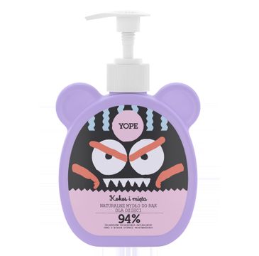 Yope – naturalne mydło do rąk dla dzieci Kokos i Mięta (400 ml)